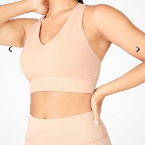 Fabletics Mila Midi Sports Bra with Pocket